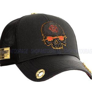 Red Monkey Hell Raiser Black RM1438 New Limited Unisex Trucker Snapback Hat Cap
